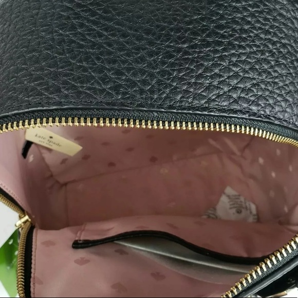 KATE SPADE Caden carter leather black backpack - Picture 7 of 8